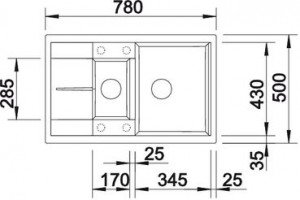 Фотография товара Blanco Metra 6 S Compact 513553