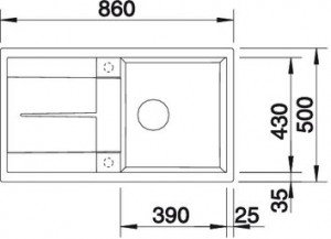 Фотография товара Blanco Metra 5 S 513044