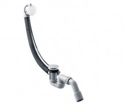 Слив перелив для ванны Hansgrohe Flexaplus 58150000