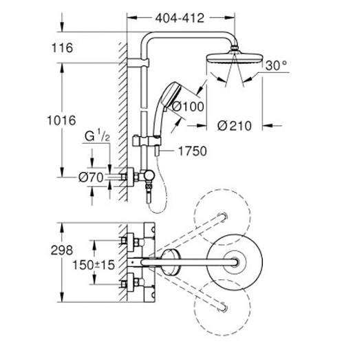 Фотография товара Grohe Tempesta Cosmopolitan 27922001Gr