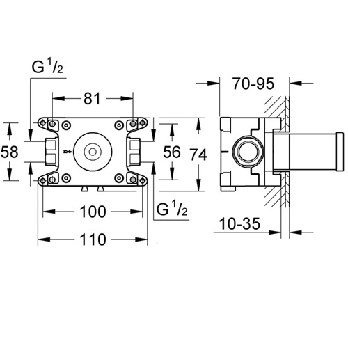 Фотография товара Grohe Grohtherm F 35028000Gr