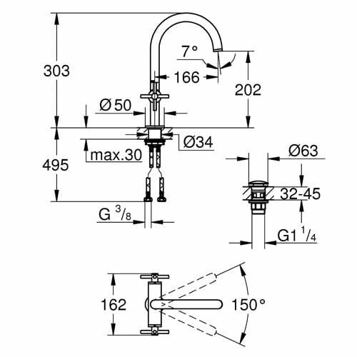 Фотография товара Grohe Atrio 21019003Gr