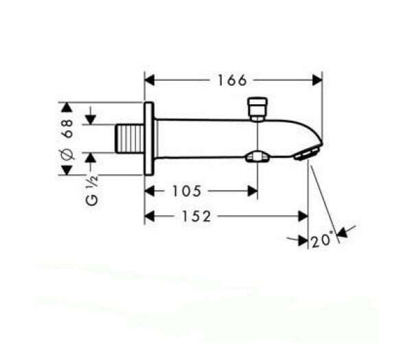 Фотография товара Hansgrohe No design line Hansgrohe 13423000