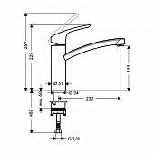 Смесители кухонные Hansgrohe Focus 31806800