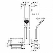 Душевой гарнитур Hansgrohe Raindance Select S 26326000