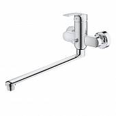 Смеситель для ванны универсальный, длинный излив Grohe Eurosmart 23992003