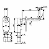 Скрытый сифон для раковины Nicoll 0202079