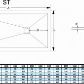 Душевой поддон 70х100 см, серый, RGW Stone Tray ST-107G 14152710-02