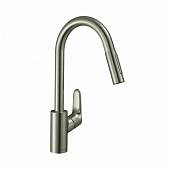 Смеситель для кухни, под сталь Hansgrohe Focus M41 73880800