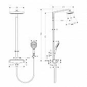 Душевая система Raindance Select Hansgrohe 27128000HG