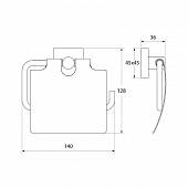 Держатель туалетной бумаги Iddis Edifice EDISBC0i43