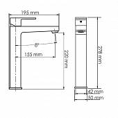 Смеситель для раковины WasserKraft Abens 2003H