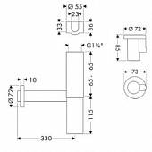 Сифон Hansgrohe Flowstar 52110000