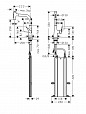 Фотография товара Hansgrohe Metris Select M71 73817000