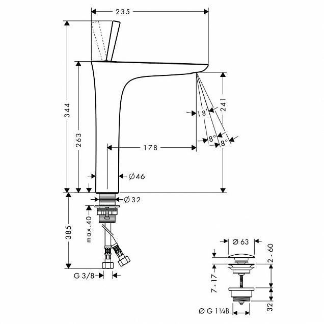 Фотография товара Hansgrohe PuraVida   15066400