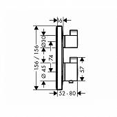 Термостат Hansgrohe Ecostat Square 15714140