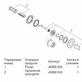 Накладная панель скрытой вентильной головки Grohe Ondus 19444000