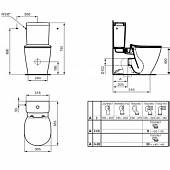 Унитаз, чаша Ideal Standard Connect E039701