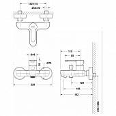 Смеситель для ванны Bravat Stream F63783C-01A