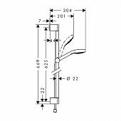 Душевой гарнитур Hansgrohe Croma Select S 26561400