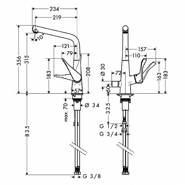 Фотография товара Hansgrohe Metris   14888000