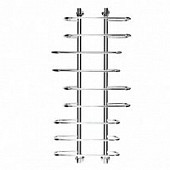 Полотенцесушитель водяной 120х60, хром НИКА Лагуна 120/60
