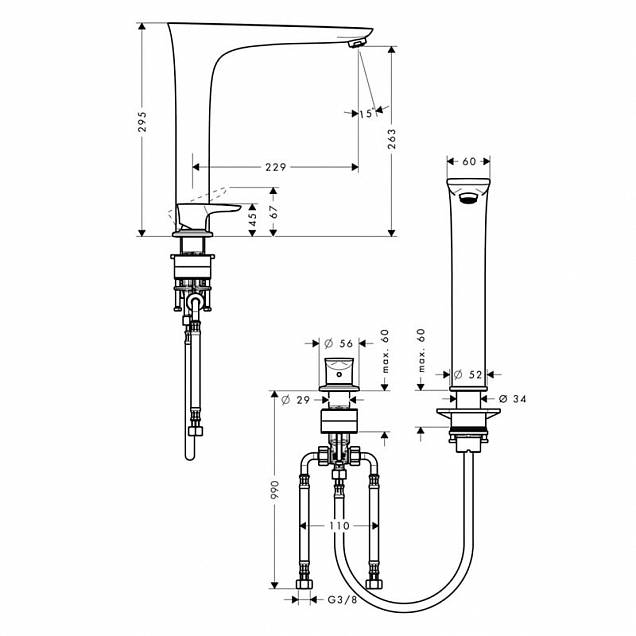 Фотография товара Hansgrohe PuraVida   15812000