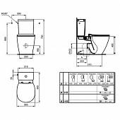 Унитаз, чаша Ideal Standard Connect E042901