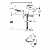 Смеситель для раковины Grohe Eurodisc Cosmopolitan 3246920E