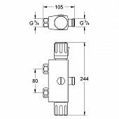 Термостат Grohe Automatic 2000 Basis 34364000