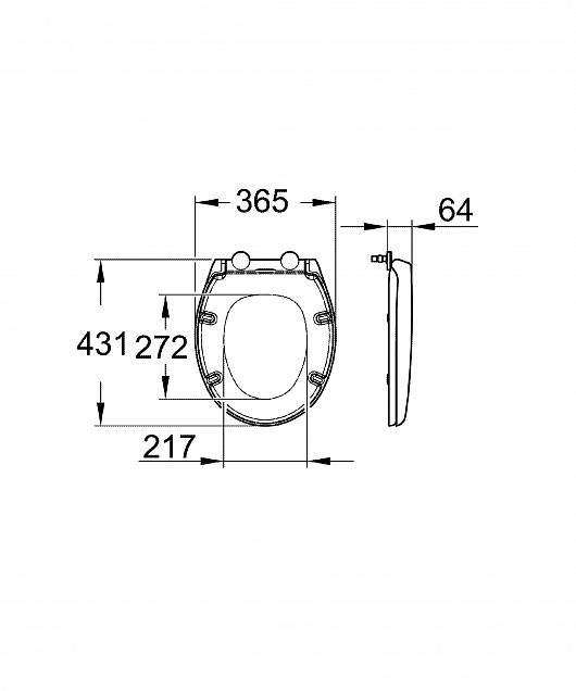 Фотография товара Grohe Bau Ceramic 39435000Gr