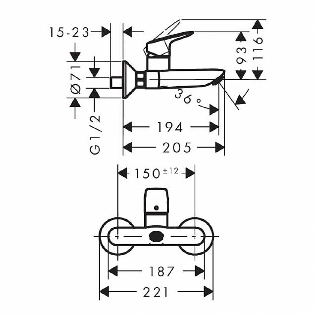 Фотография товара Hansgrohe Logis 71225000