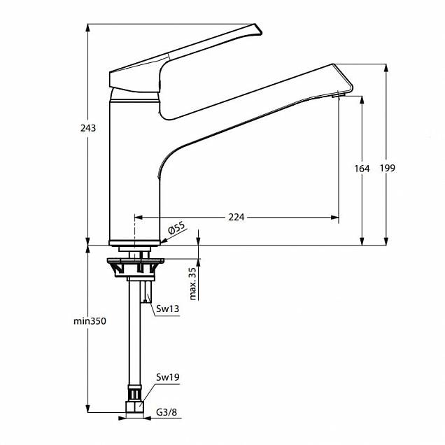 Фотография товара Ideal Standard Retta B8981AA