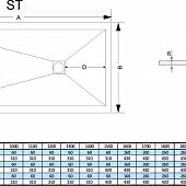 Душевой поддон 90х90 см, белый, RGW Stone Tray ST-0099W 16152099-01