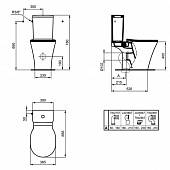 Унитаз, чаша Ideal Standard Connect Air E009701