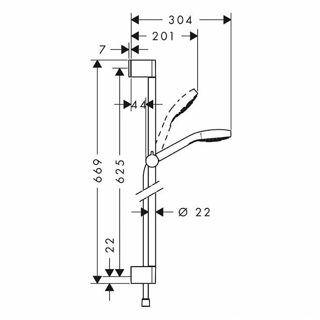 Фотография товара Hansgrohe Croma Select S 26565400