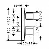 Термостат Hansgrohe Ecostat E 15707000