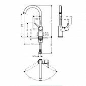 Смеситель для раковины (д.к РО) Hansgrohe Talis 32082000