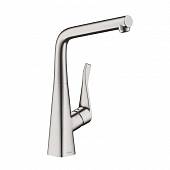 Смеситель для кухни, сталь, Hansgrohe Metris 14822800