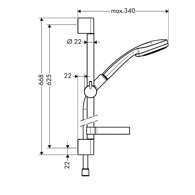 Фотография товара Hansgrohe Croma 27772000