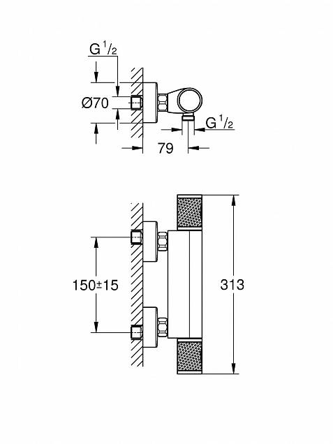 Фотография товара Grohe Grohtherm 1000 Performance 34776000Gr