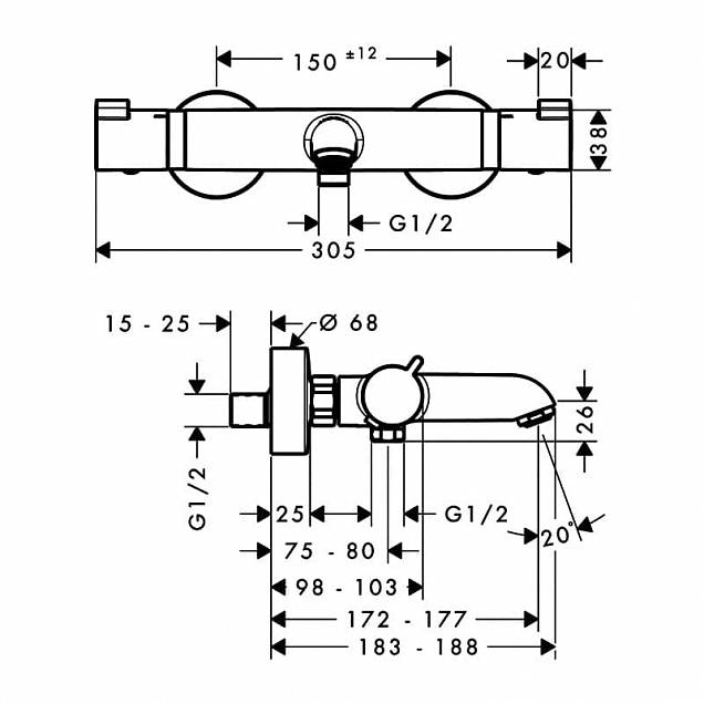 Фотография товара Hansgrohe Ecostat 13114000